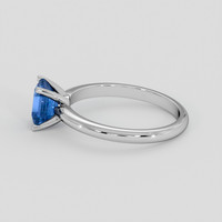 1.24 Ct. Blue Sapphire Ring, 10K White Gold 4