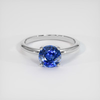 1.49 Ct. Blue Sapphire Ring, 10K White Gold 1