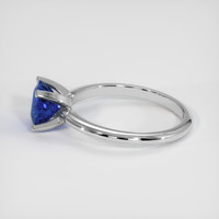 1.49 Ct. Blue Sapphire Ring, 10K White Gold 4