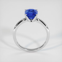2.58 Ct. Blue Sapphire Ring, 10K White Gold 3