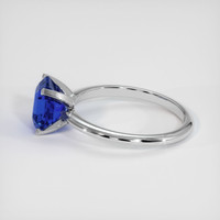 2.58 Ct. Blue Sapphire Ring, 10K White Gold 4