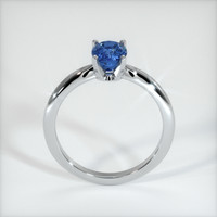 2.04 Ct. Blue Sapphire Ring, 10K White Gold 3