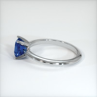 2.04 Ct. Blue Sapphire Ring, 10K White Gold 4