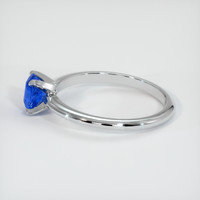 0.96 Ct. Blue Sapphire Ring, 10K White Gold 4