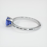 0.95 Ct. Blue Sapphire Ring, 10K White Gold 4