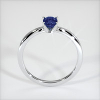 0.98 Ct. Blue Sapphire Ring, 10K White Gold 3