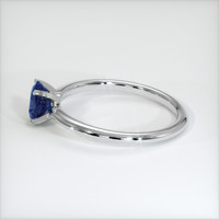 0.98 Ct. Blue Sapphire Ring, 10K White Gold 4
