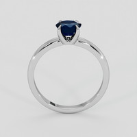 0.96 Ct. Blue Sapphire Ring, 10K White Gold 3