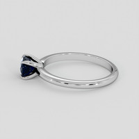 0.96 Ct. Blue Sapphire Ring, 10K White Gold 4