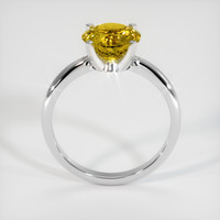 2.10 Ct. Yellowish Green Sphene (Titanite) Ring, 10K White Gold 3