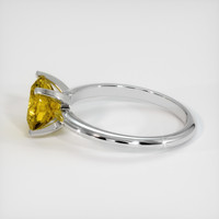 2.10 Ct. Yellowish Green Sphene (Titanite) Ring, 10K White Gold 4