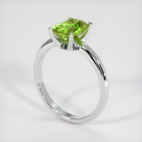 1.70 Ct. Chrome Diopside Ring, 10K White Gold 2