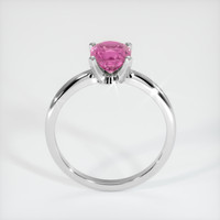 1.51 Ct. Pink Sapphire Ring, 10K White Gold 3