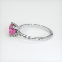 1.51 Ct. Pink Sapphire Ring, 10K White Gold 4