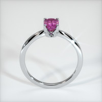 1.26 Ct. Pink Sapphire Ring, 10K White Gold 3