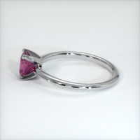1.26 Ct. Pink Sapphire Ring, 10K White Gold 4