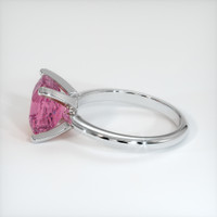 3.00 Ct. Purplish Pink Sapphire Ring, 10K White Gold 4