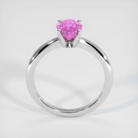 1.21 Ct. Pink Sapphire Ring, 10K White Gold 3