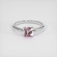 1.13 Ct. Pink Sapphire Ring, 10K White Gold 1