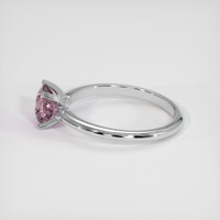 1.13 Ct. Pink Sapphire Ring, 10K White Gold 4