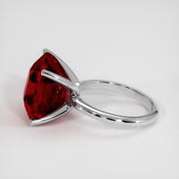 20.00 Ct. Ruby Ring, 10K White Gold 4