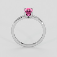 1.08 Ct. Pink Sapphire Ring, 10K White Gold 3