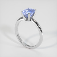 2.48 Ct. Violet Sapphire Ring, 10K White Gold 2