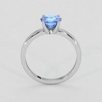 1.23 Ct. Blue Sapphire Ring, 10K White Gold 3