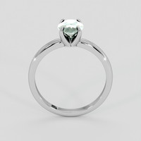 1.40 Ct. Bluish Green Sapphire Ring, 10K White Gold 3