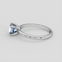 1.32 Ct. Blue Sapphire Ring, 10K White Gold 4