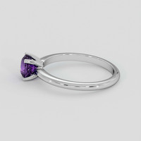 1.10 Ct. Purple Sapphire Ring, 10K White Gold 4