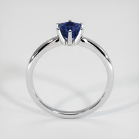 0.82 Ct. Blue Sapphire Ring, 10K White Gold 3