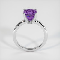 2.94 Ct. Purple Sapphire Ring, 10K White Gold 3