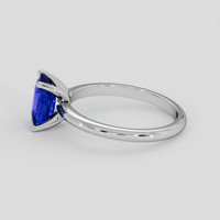 1.60 Ct. Blue Sapphire Ring, 10K White Gold 4