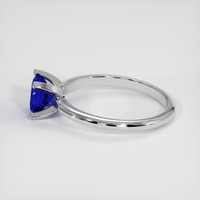 1.17 Ct. Blue Sapphire Ring, 10K White Gold 4