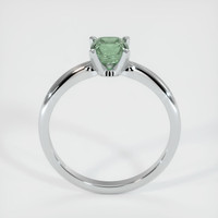 1.01 Ct. Bluish Green Sapphire Ring, 10K White Gold 3