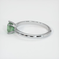 1.01 Ct. Bluish Green Sapphire Ring, 10K White Gold 4
