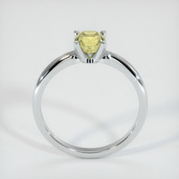 1.03 Ct. Yellow Sapphire Ring, 10K White Gold 3