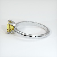 0.85 Ct. Yellow Sapphire Ring, 10K White Gold 4