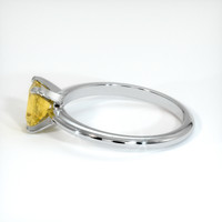 0.84 Ct. Yellow Sapphire Ring, 10K White Gold 4