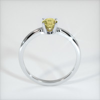 0.81 Ct. Yellow Sapphire Ring, 10K White Gold 3