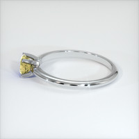 0.81 Ct. Yellow Sapphire Ring, 10K White Gold 4