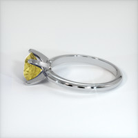 1.15 Ct. Yellow Sapphire Ring, 10K White Gold 4