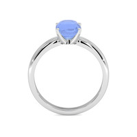 2.01 Ct. Sapphire Ring, 14K White Gold 3