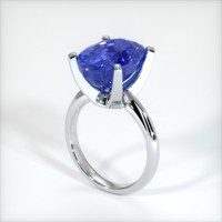 6.52 Ct. Sapphire Ring, 14K White Gold 2