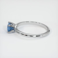 0.75 Ct. Sapphire Ring, 14K White Gold 4