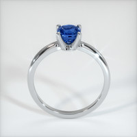 0.71 Ct. Sapphire Ring, 14K White Gold 3