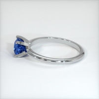 0.71 Ct. Sapphire Ring, 14K White Gold 4