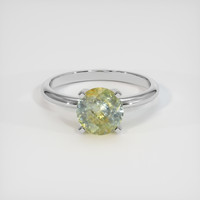 1.90 Ct. Sapphire Ring, 14K White Gold 1