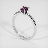 0.70 Ct. Bi Color Sapphire Ring, 14K White Gold 2